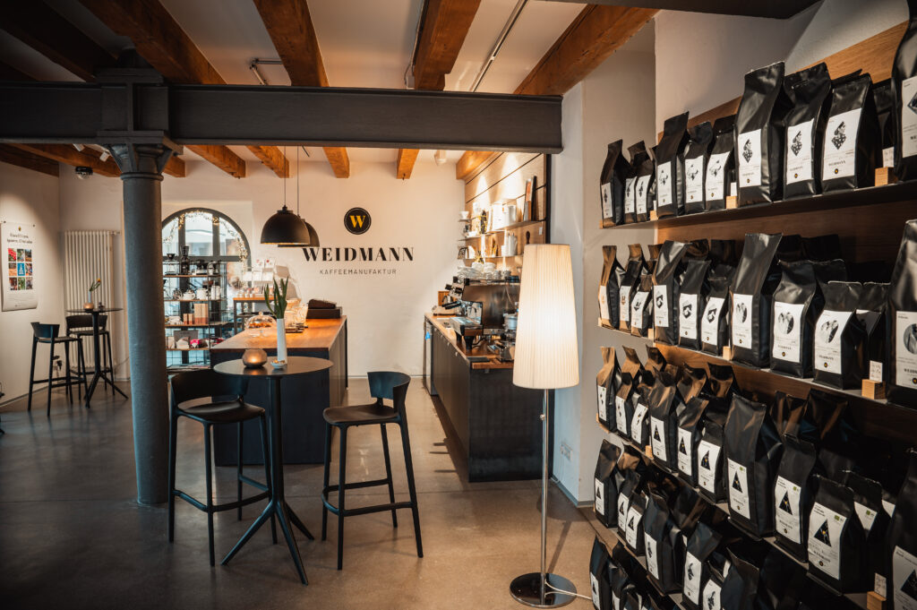 Ladengeschäft der Kaffeemanufaktur Weidmann