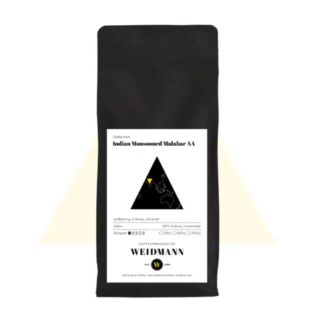 Indian monsooned Malabar AA . Kaffee